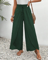 Geometric-Print Trousers