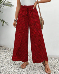 Geometric-Print Trousers