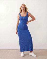 Kaia Low Back Fitted Maxi Dress