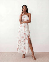 Tessa Halter Low Back Maxi Dress