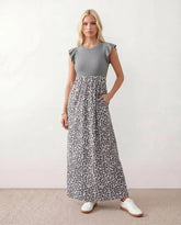 Ayla A-Line Animal Print Maxi Dress