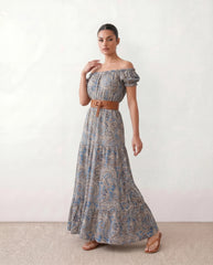 Off-Shoulder A-Line Maxi