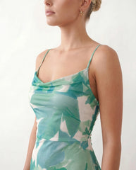 Cade | Lace-Up Maxi Dress