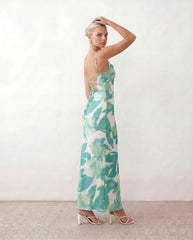 Cade | Lace-Up Maxi Dress