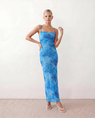 Cade | Lace-Up Maxi Dress