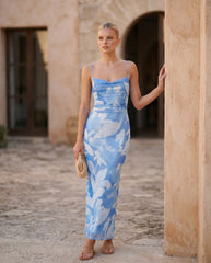 Cade | Lace-Up Maxi Dress