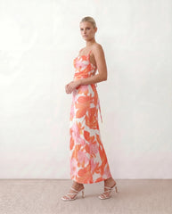 Cade | Lace-Up Maxi Dress