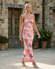 Cade | Lace-Up Maxi Dress
