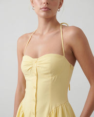 Sweetheart Halter Corset Mini Dress
