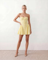 Sweetheart Halter Corset Mini Dress