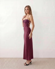 Iris | Sequin Slip Maxi Dress