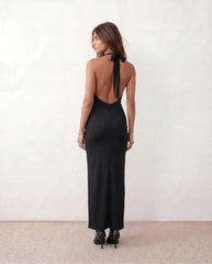 Quinn Sweetheart Halter Maxi Dress