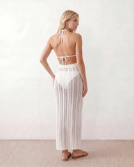 Piper Halter V-Neck Maxi Dress
