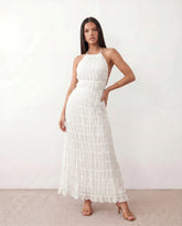Yara Halter Backless Maxi Dress