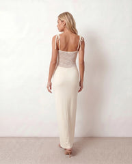 Jade | Lace Spaghetti Strap Maxi Dress