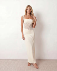 Lace Spaghetti Strap Maxi