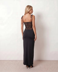 Jade | Lace Spaghetti Strap Maxi Dress