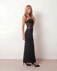 Jade | Lace Spaghetti Strap Maxi Dress