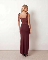 Jade | Lace Spaghetti Strap Maxi Dress