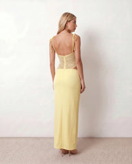 Jade | Lace Spaghetti Strap Maxi Dress
