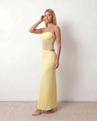 Jade | Lace Spaghetti Strap Maxi Dress