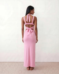Gale | Open Back Low Back Maxi Dress
