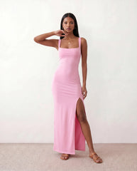 Open Back Low Back Maxi dress