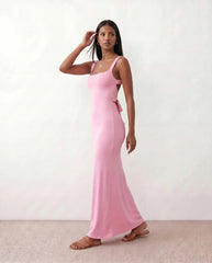 Gale | Open Back Low Back Maxi Dress
