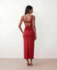 Gale | Open Back Low Back Maxi Dress