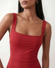 Gale | Open Back Low Back Maxi Dress