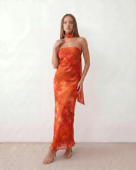 Blake | Strapless Sweetheart Maxi Dress