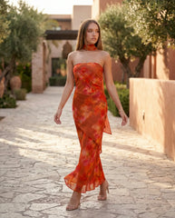 Blake | Strapless Sweetheart Maxi Dress
