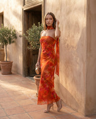 Blake | Strapless Sweetheart Maxi Dress