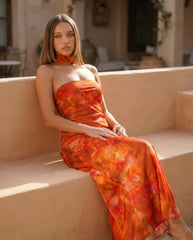 Blake | Strapless Sweetheart Maxi Dress