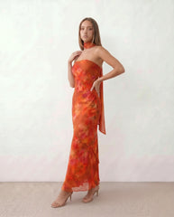 Blake | Strapless Sweetheart Maxi Dress
