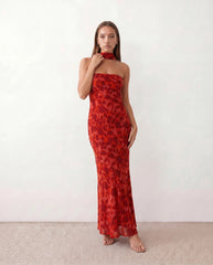Blake | Strapless Sweetheart Maxi Dress