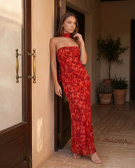 Blake | Strapless Sweetheart Maxi Dress