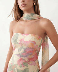 Blake | Strapless Sweetheart Maxi Dress
