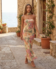 Blake | Strapless Sweetheart Maxi Dress