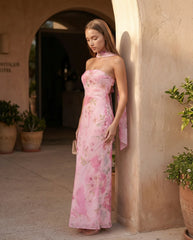 Blake | Strapless Sweetheart Maxi Dress