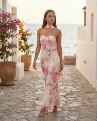 Blake | Strapless Sweetheart Maxi Dress