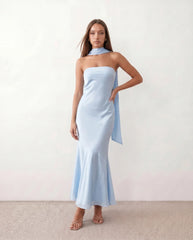 Strapless Sweetheart Gown Maxi Dress