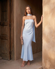 Blake | Strapless Sweetheart Maxi Dress