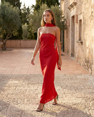 Blake | Strapless Sweetheart Maxi Dress