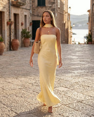 Blake | Strapless Sweetheart Maxi Dress