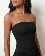 Eden | Strapless Sweetheart A-Line Maxi Dress