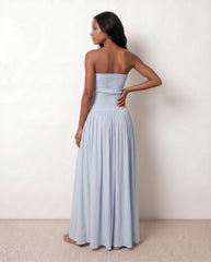 Eden | Strapless Sweetheart A-Line Maxi Dress