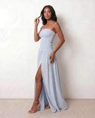 Eden | Strapless Sweetheart A-Line Maxi Dress