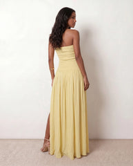 Eden | Strapless Sweetheart A-Line Maxi Dress
