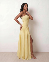 Strapless Sweetheart A-Line Gown